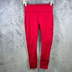 Fabletics Motion365 High-Waisted Leggings Compression Athletic‎ Red Size XS